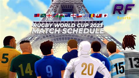 Rugby World Cup France 2023 The Complete Match Schedule RF Sports - YouTube