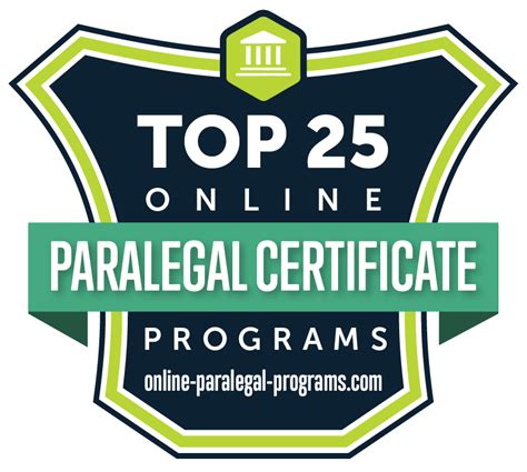 Top 25 Best Value Online Paralegal Certificates - Online Paralegal Programs