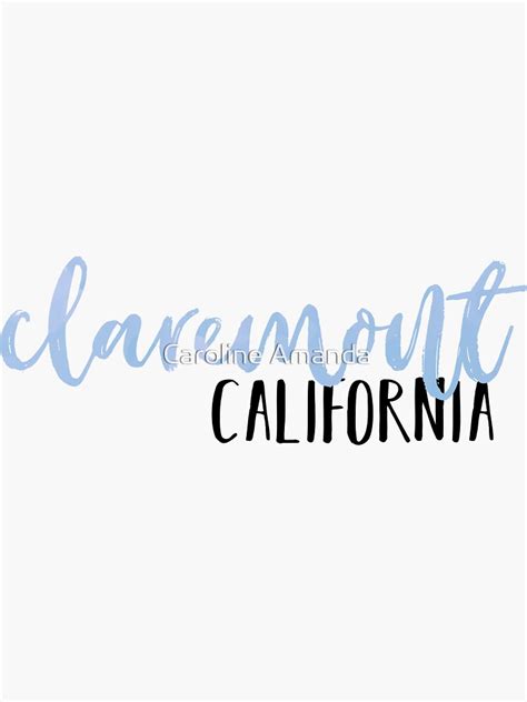 "Pomona College / Claremont, California" Sticker by carolineophoto ...