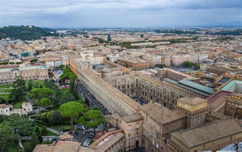 Aerial View of Vatican City Stock Image - Image of religion, monument: 136335555