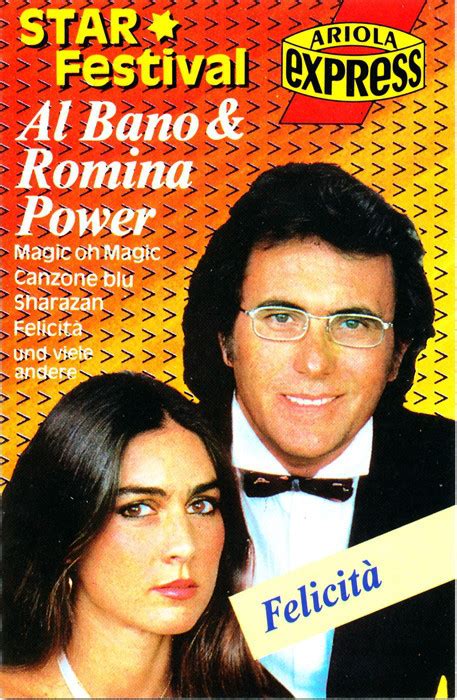 Al Bano & Romina Power - Felicità (1986, White, Cassette) | Discogs