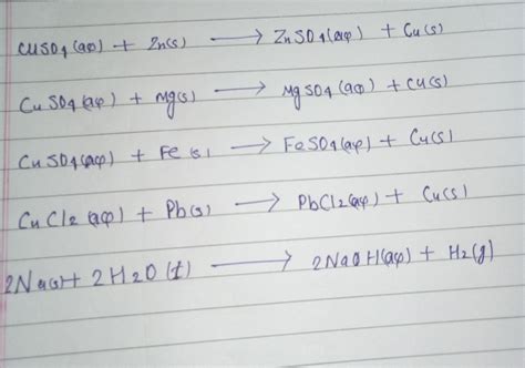 😂 5 examples of displacement reaction. What are some examples of displacement? + Example. 2019-03-02