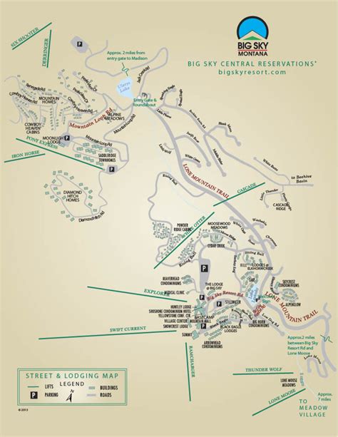 Big Sky Resort Trail Maps | Ski Map of Moonlight Basin | Ski.com