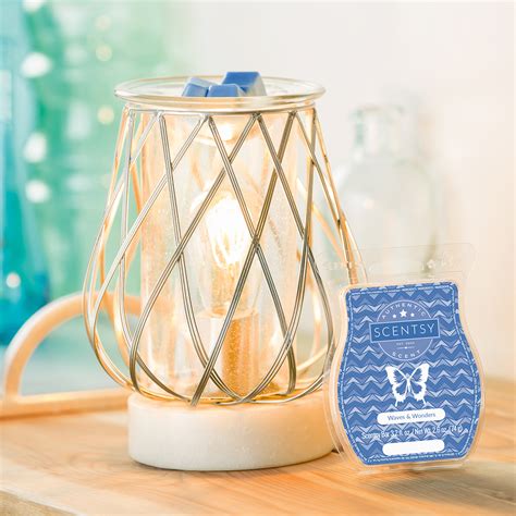 Diamond Weave Scentsy Candle Warmer - The Safest Candles