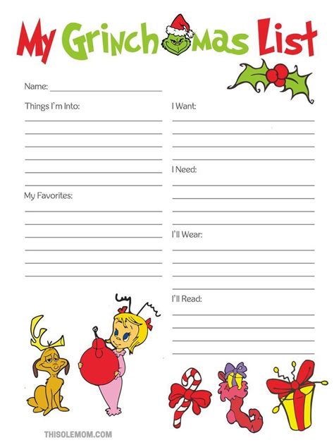 Printable Grinch Christmas Cards