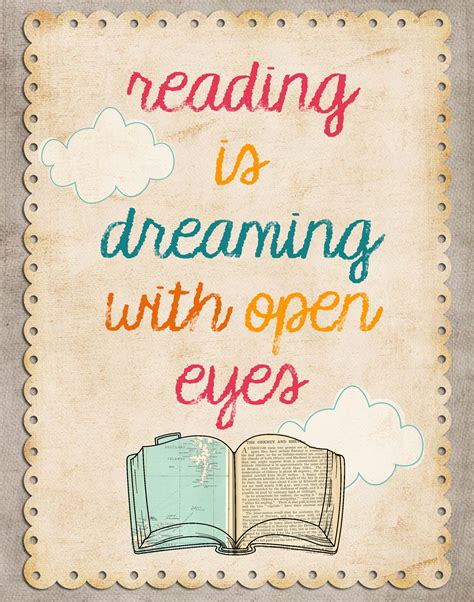 Girls + Books = Unstoppable: Bibliophile Quote: Reading is Dreaming