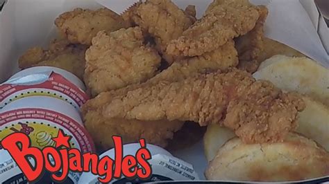 Bojangles Chicken Tender Meal- Food Review - YouTube