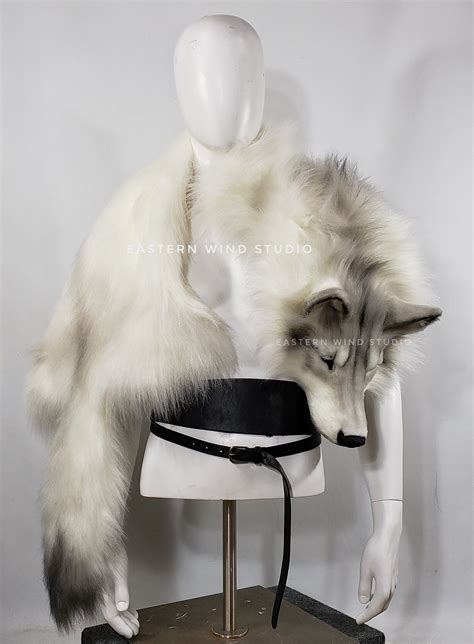 Wolf Mantle/ Headdress Combo — Eastern Wind Studio