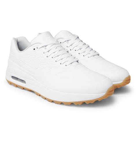 Nike Air Max 1g Coated Mesh Golf Shoes in White for Men - Lyst