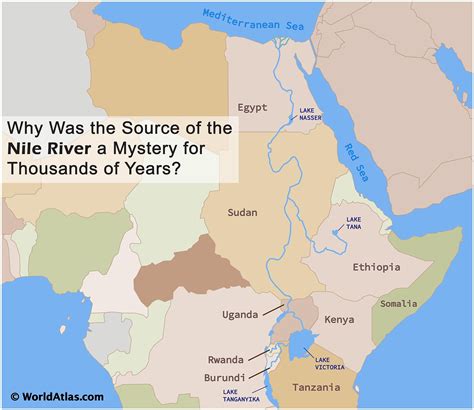 Why the Source of the Nile River Was a Mystery for Thousands of Years - WorldAtlas