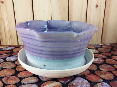 planter purple flower pot flower pot ceramic planter large