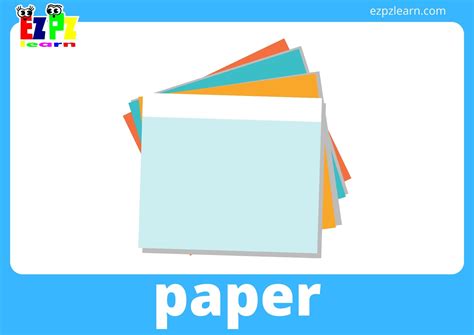 Classroom Objects Flashcards With Words - Ezpzlearn.com