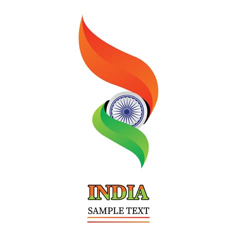 india logo design, vector, illustration, independence day special ...