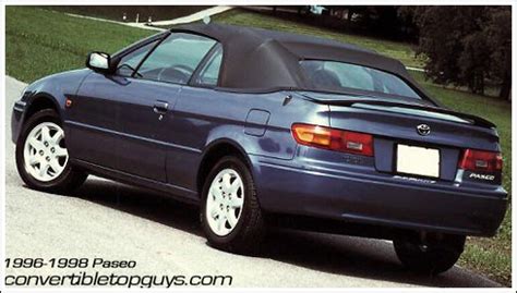 1995-98 Toyota Paseo Convertible Tops and Convertible Top Parts