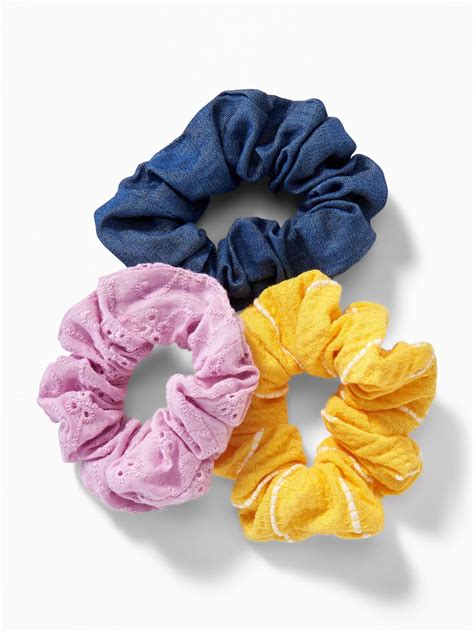 product | Scrunchies, Scrunchie hairstyles, Yellow fashion