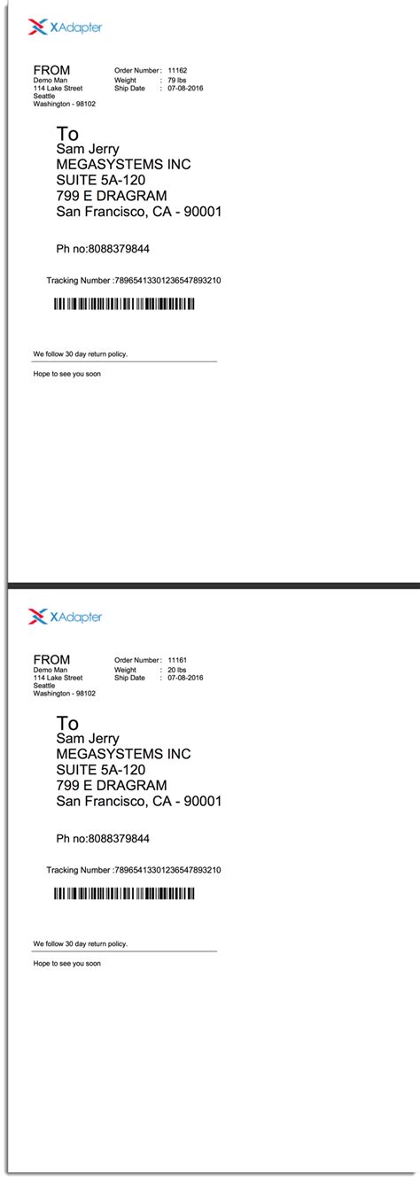 How to Print Generic Shipment Labels using Print Invoice, Packing Slip, Delivery Note & Label ...