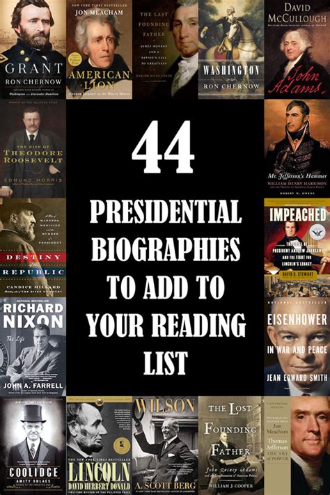 44 Outstanding Presidential Biographies to Add to Your Reading List