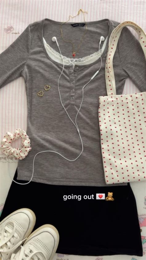 coquette brandy Melville French style Gilmore outfit inspo cute trendy pink lace dainty eyelet ...