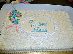 90th Birthday Cake