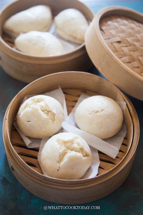 Soft and Fluffy No Yeast Chinese Steamed Buns (So Easy Too!) | Steamed buns, Chinese pastry ...