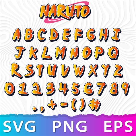 Naruto Font SVG - Inspire Uplift