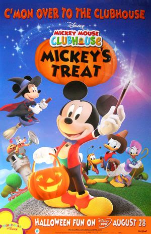 Mickey Mouse Clubhouse DVD poster: Mickey's Treat [Disney] Halloween