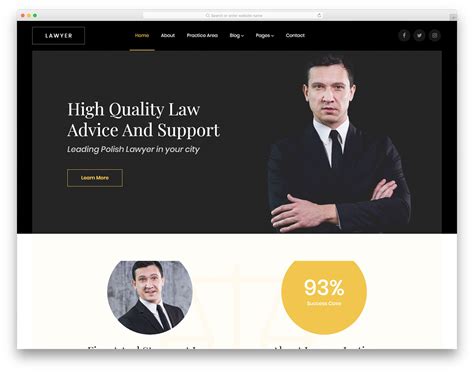 Lawyer - Free Advocate Website Template 2024 - Colorlib