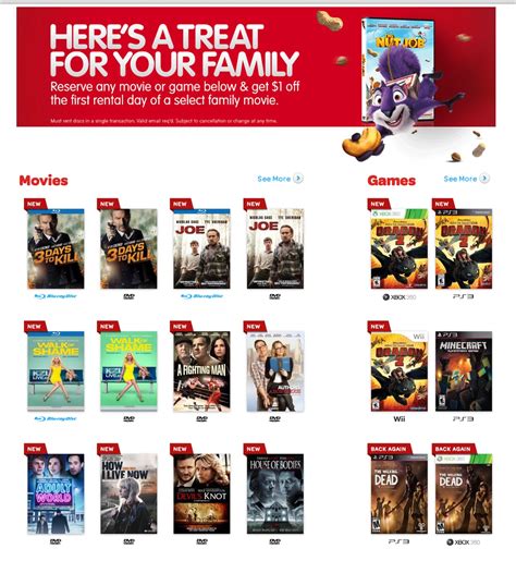 Redbox $1 off family movie with online reservation - al.com