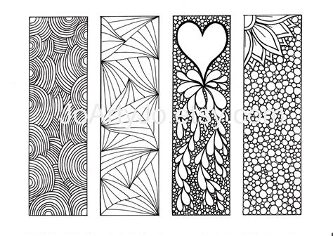 7 Best Images of Adult Printable Coloring Bookmarks - Free Printable Coloring Bookmarks, Free ...