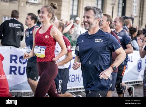 Crown Prince Frederik participates in the lap of honour with the Danish ...