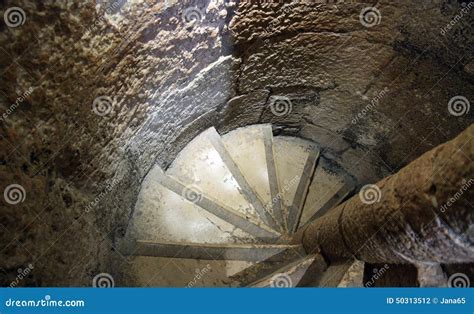 Inside of Belem tower stock photo. Image of stone, downstairs - 50313512