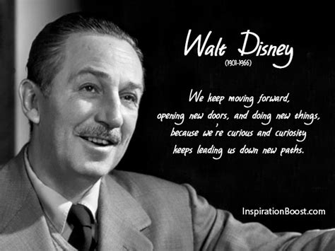 Walt Disney Moving Forward Quotes | Inspiration Boost