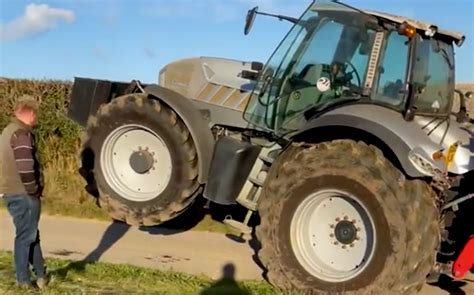 Jeremy Clarkson releases video showing a 'crashed' tractor at his Diddly Squat farm