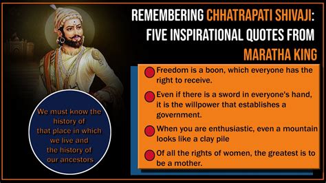 Chhatrapati Shivaji Maharaj Quotes In English - pic-broseph