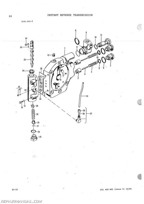 Massey-Ferguson MF60 Tractor Loader Backhoe Parts Manual