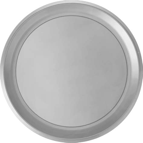 Silver Plastic Round Platter 16in x 1in | Party City