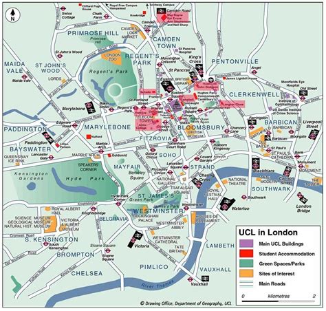 City Center Map of London - Mapsof.net | London travel, London ...