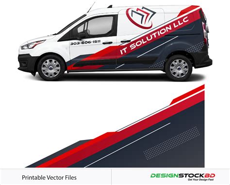 Best Van Wrap Design | Car/Vehicle Wrap Design | Ford Transit Connect Wrap Design | Vinyl Wraps ...