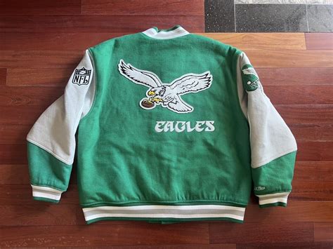 Philadelphia Eagles jacket Diana's Varsity Jacket Mitchell & Ness Small size | #4705755365