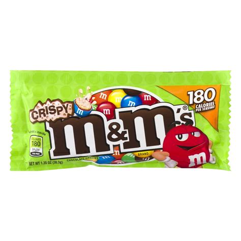 M&M's Crispy Chocolate Candies, 1.35 OZ - Walmart.com - Walmart.com