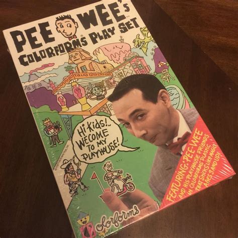 1987 Herman Toys Pee Wee's Playhouse Colorforms Play Set Sealed | #1928299876