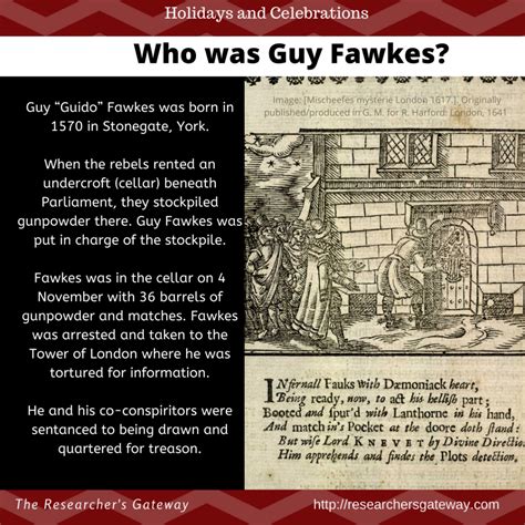 History of Guy Fawkes Day - The Researcher's Gateway