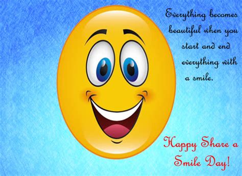 Happy Share A Smile Day! Free Share a Smile Day eCards, Greeting Cards | 123 Greetings