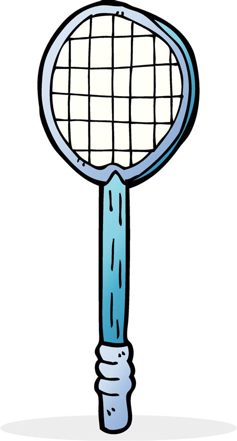 cartoon old tennis racket 12276450 Vector Art at Vecteezy