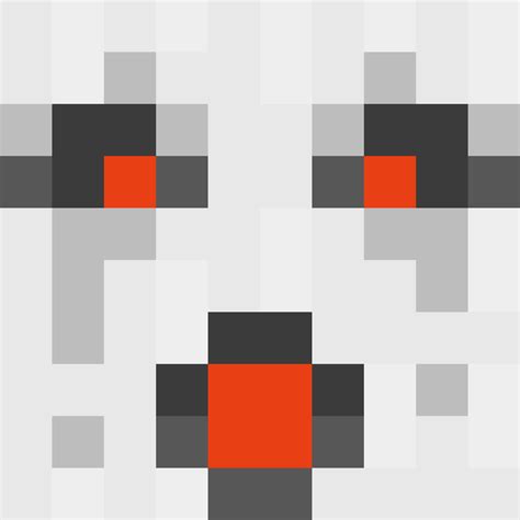 Pixilart - Minecraft Ghast Face by Jbot13