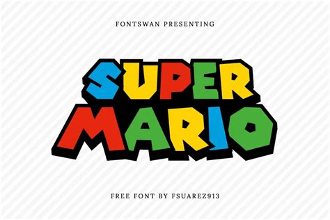 Super Mario Font Download - Diver Download For Windows & Mac