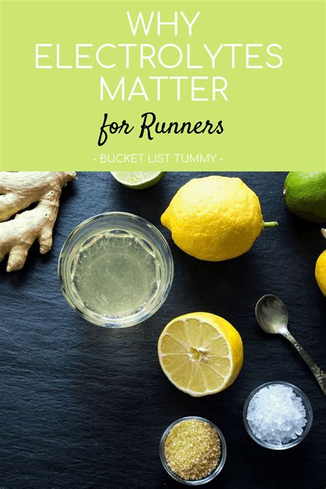 Electrolytes for Runners (The True Facts) | Bucket List Tummy