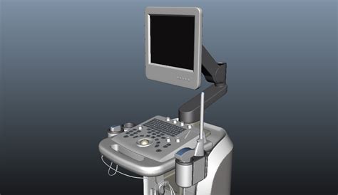 Ultrasound Machine 3D Model – Realtime - 3D Models World