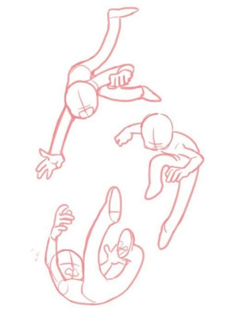 Falling/Floating Poses | Drawing reference poses, Drawing poses ...