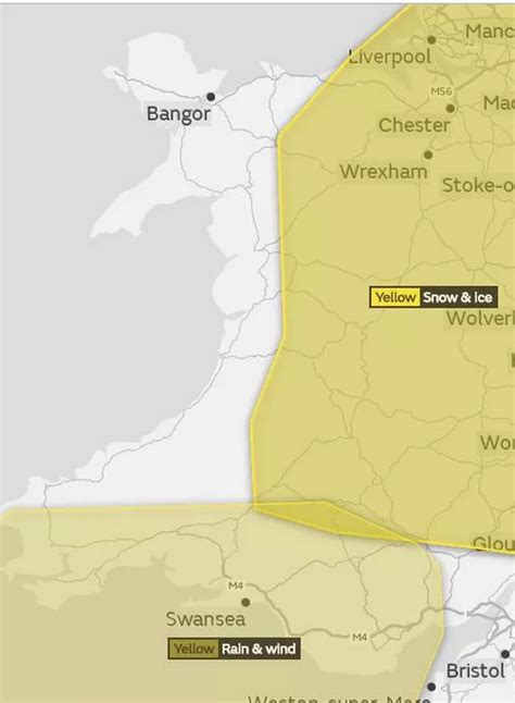 Snow warning for Wales: Met Office issues yellow severe weather warning - Wales Online